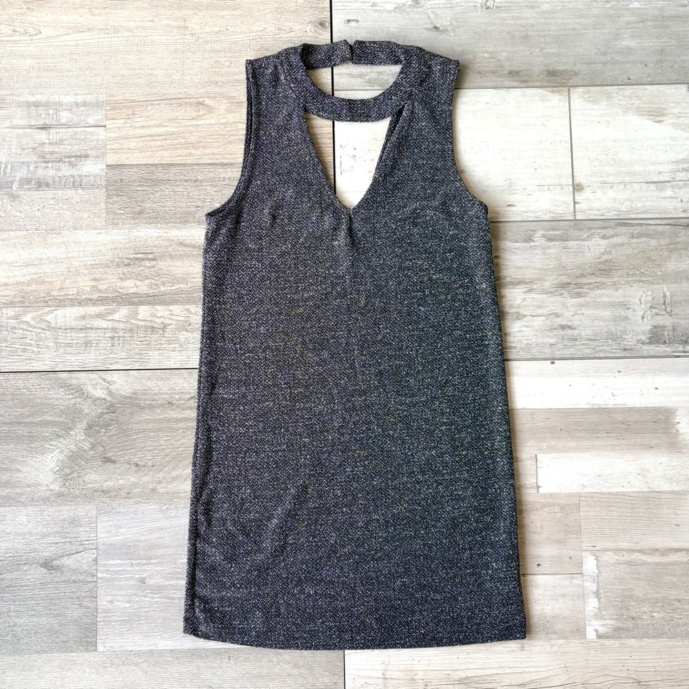 Kendall & Kylie Metallic Mini Dress XS